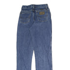 WRANGLER Mens Slim Blue Denim Raw Slim Fit Jeans W26 L28 Classic Zip Pocket