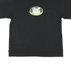 VANS Mens Black Graphic T-Shirt S Short Sleeve Crew Neck Skate Logo Print
