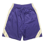 NIKE Mens Purple Cream Sports Shorts M W28 Washington Print