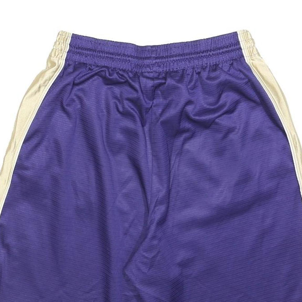 NIKE Mens Purple Cream Sports Shorts M W28 Washington Print
