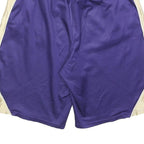 NIKE Mens Purple Cream Sports Shorts M W28 Washington Print