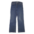 LEVI'S Womens Blue Regular Straight Denim Medium W28 L30 Classic Blue Jeans Zip