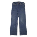 LEVI'S Womens Blue Regular Straight Denim Medium W28 L30 Classic Blue Jeans Zip