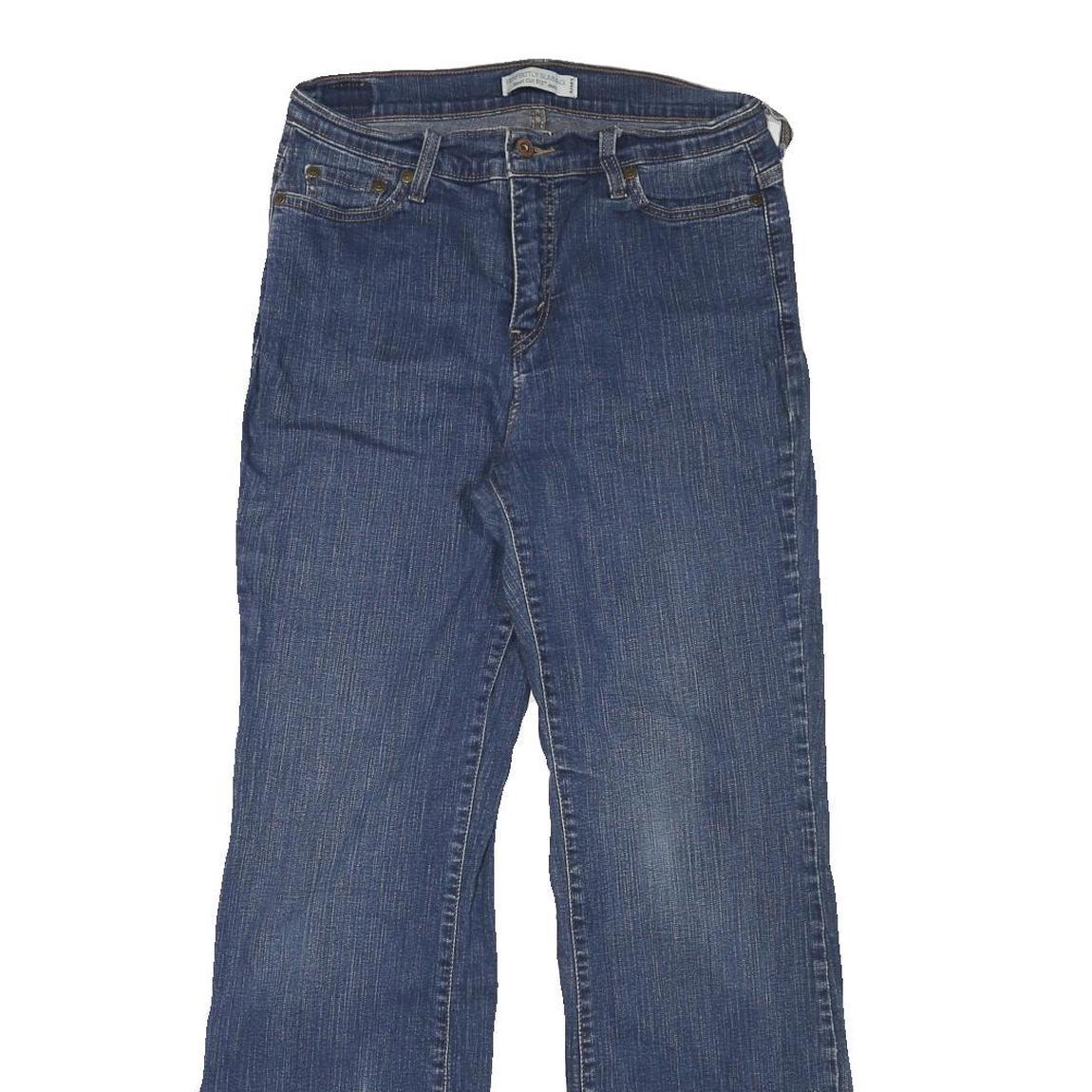 LEVI'S Womens Blue Regular Straight Denim Medium W28 L30 Classic Blue Jeans Zip