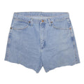 WRANGLER Mens Denim Shorts Light Blue Casual M W33 Classic Fit High Rise
