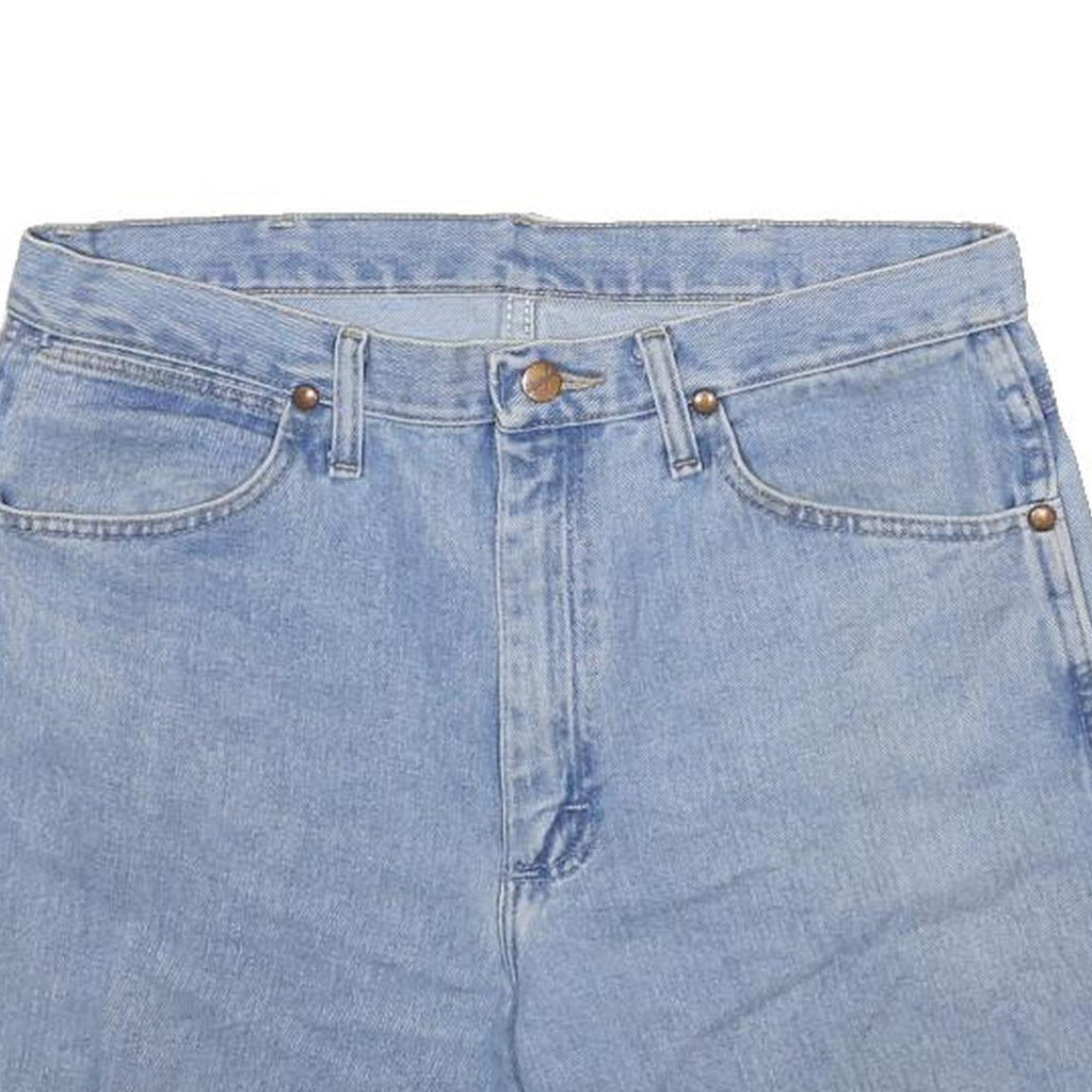 WRANGLER Mens Denim Shorts Light Blue Casual M W33 Classic Fit High Rise