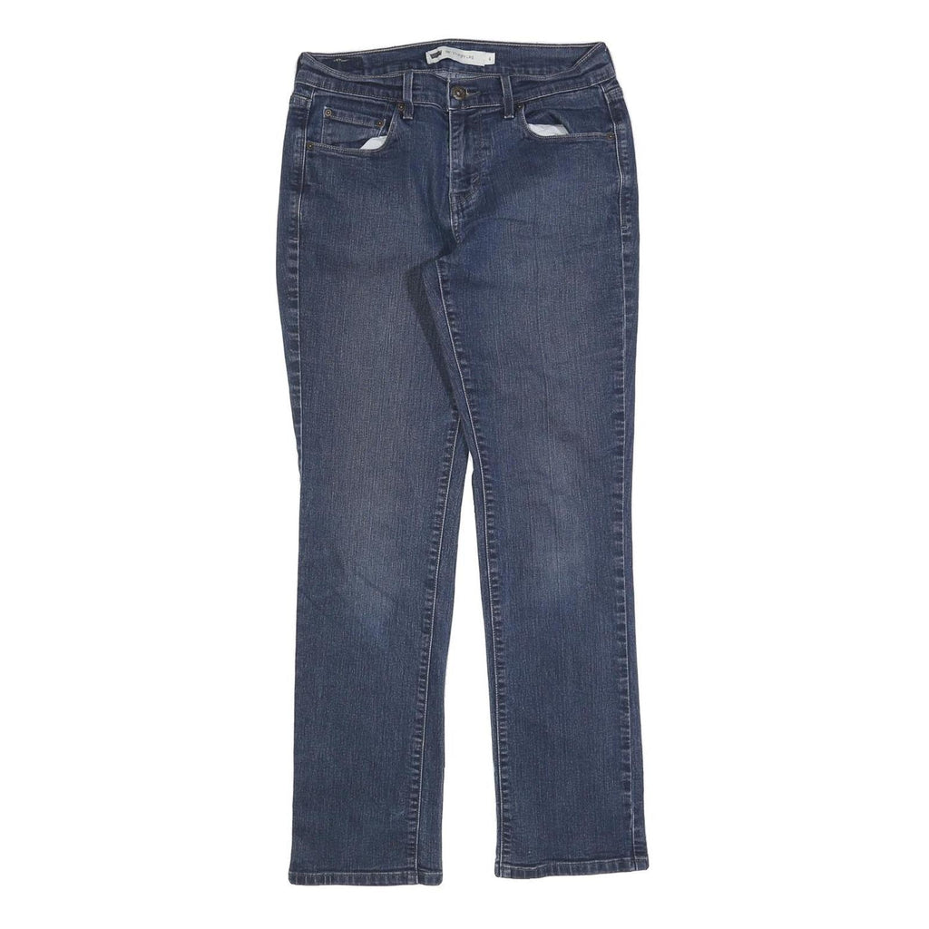 LEVI'S 505 Womens Blue Regular Straight Denim Medium W26 L30 Classic Cotton