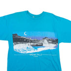 DNS Niagara Falls Mens T-Shirt Blue 90s XL
