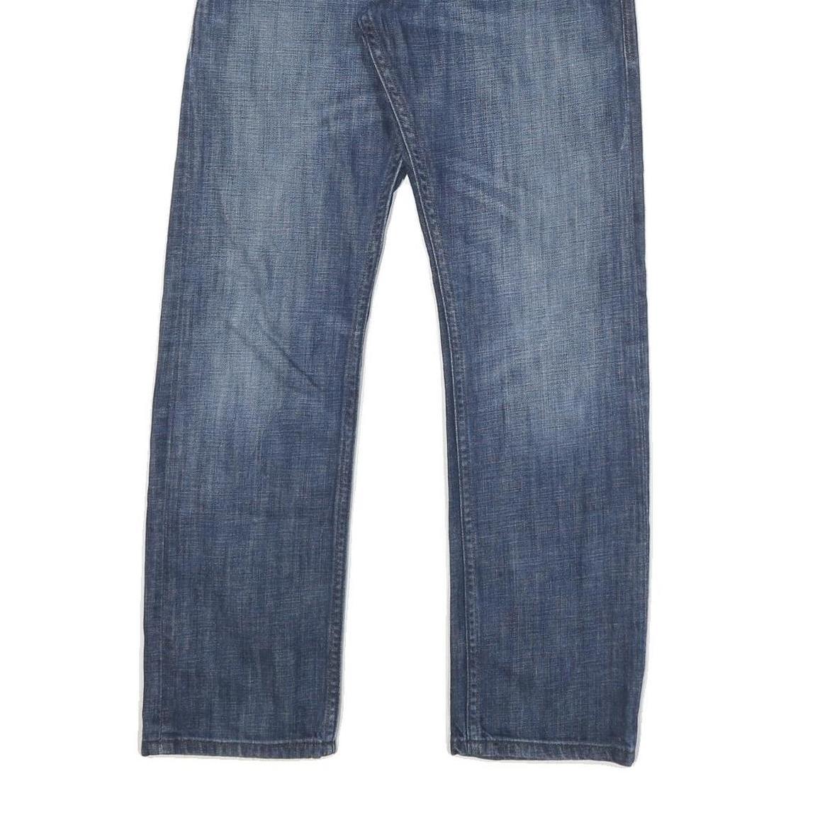 LEVI'S 514 Mens Jeans Blue Slim Straight Denim Medium W30 L30 Slim Fit Zip