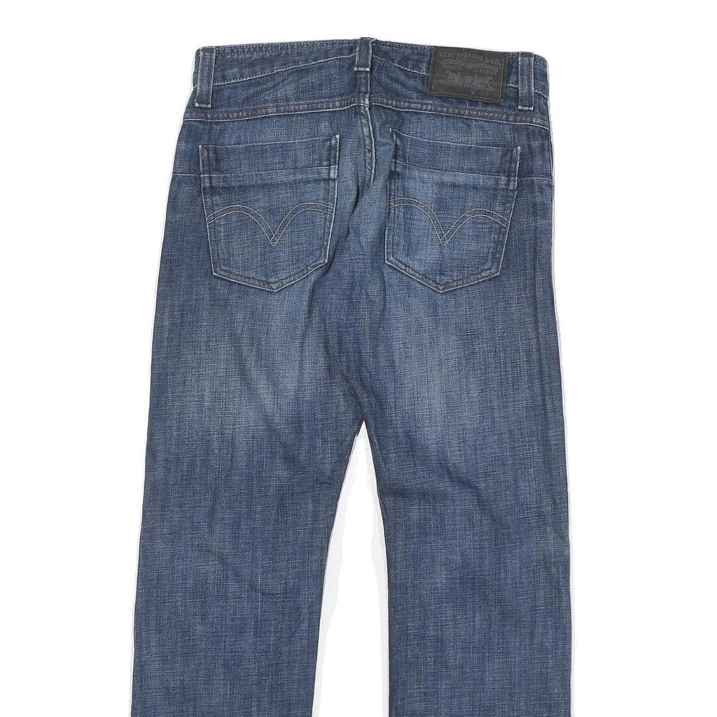 LEVI'S 514 Mens Jeans Blue Slim Straight Denim Medium W30 L30 Slim Fit Zip