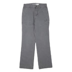 DICKIES Mens Regular Grey Cotton Blend Regular Fit Jeans W28 L32 Workwear Zip