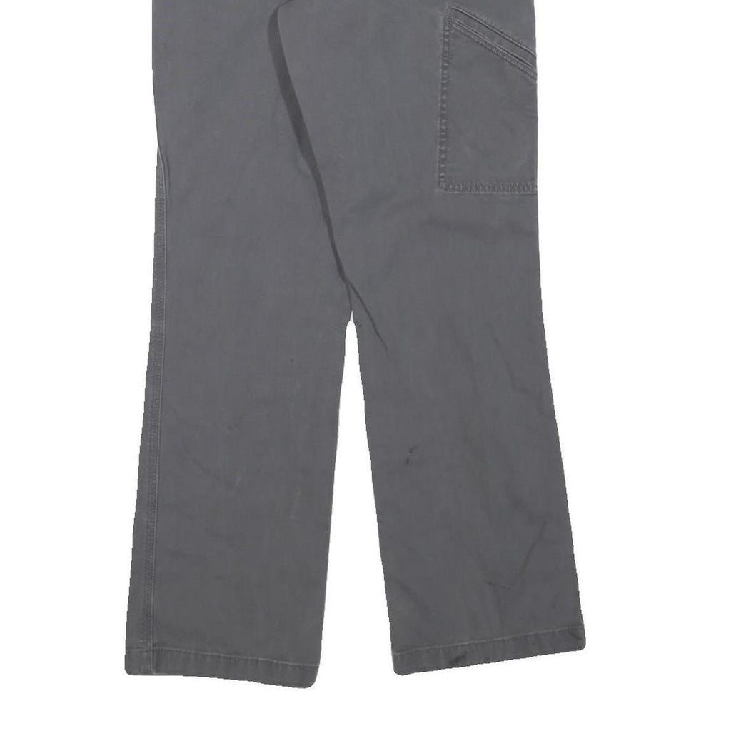 DICKIES Mens Regular Grey Cotton Blend Regular Fit Jeans W28 L32 Workwear Zip