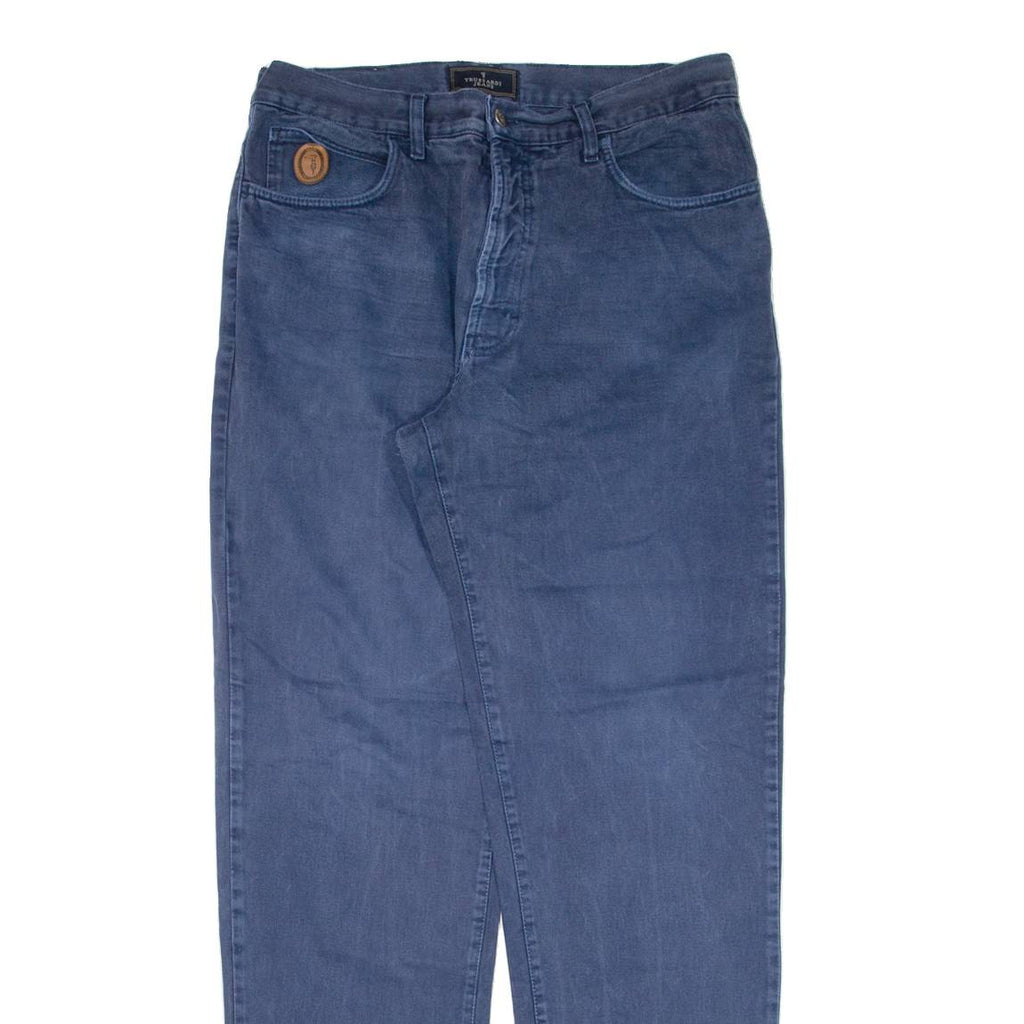 TRUSSARDI JEANS Mens Jeans Blue Regular Straight W35 L34