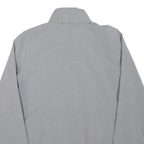 ADIDAS Mens Grey Polyester Blend Track Jacket M Plain Zip Lightweight Casual