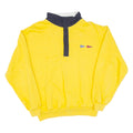 NAUTICA Mens Sweatshirt Yellow 1/4 Zip L