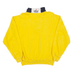 NAUTICA Mens Sweatshirt Yellow 1/4 Zip L