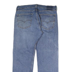 LEVI'S 501 Mens Regular Fit Straight Denim Medium W38 L30 Blue Jeans Zip Closure