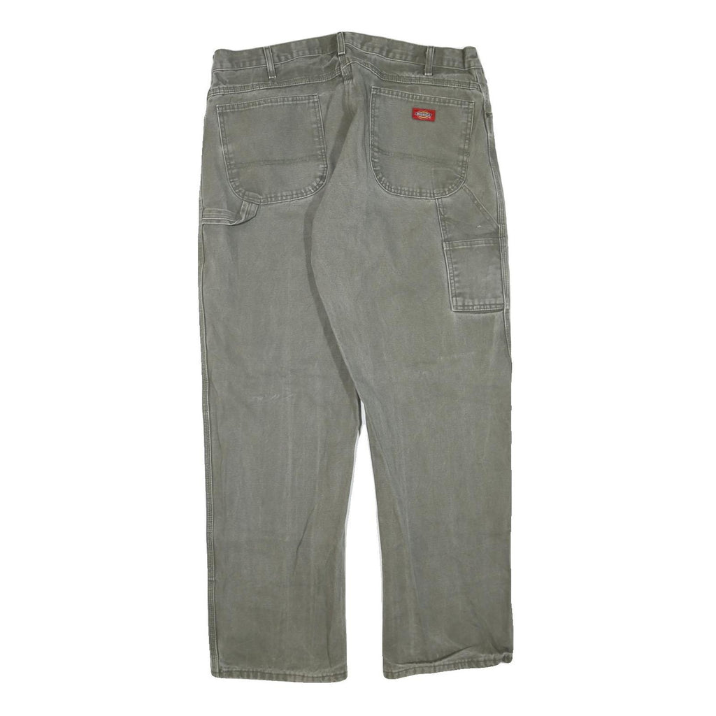 DICKIES Mens Regular Fit Straight Leg Denim Stone Wash W38 L32 Workwear Jeans