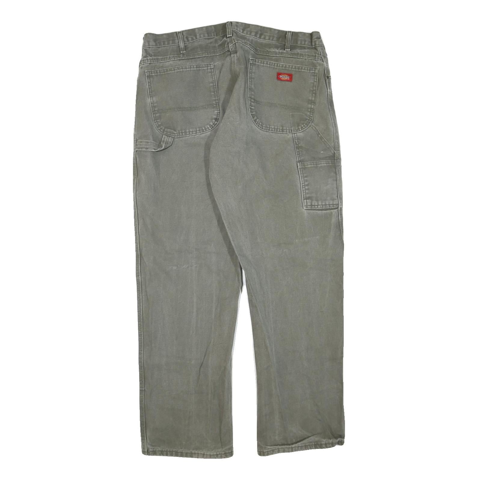 DICKIES Mens Regular Fit Straight Leg Denim Stone Wash W38 L32 Workwear Jeans