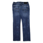 GUESS JEANS Womens Jeans Blue Slim Straight W32 L32