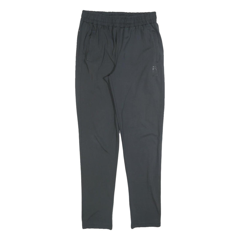 ADIDAS Mens Joggers Black S W28 L30 Slim Tapered Polyester Lightweight