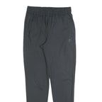 ADIDAS Mens Joggers Black S W28 L30 Slim Tapered Polyester Lightweight