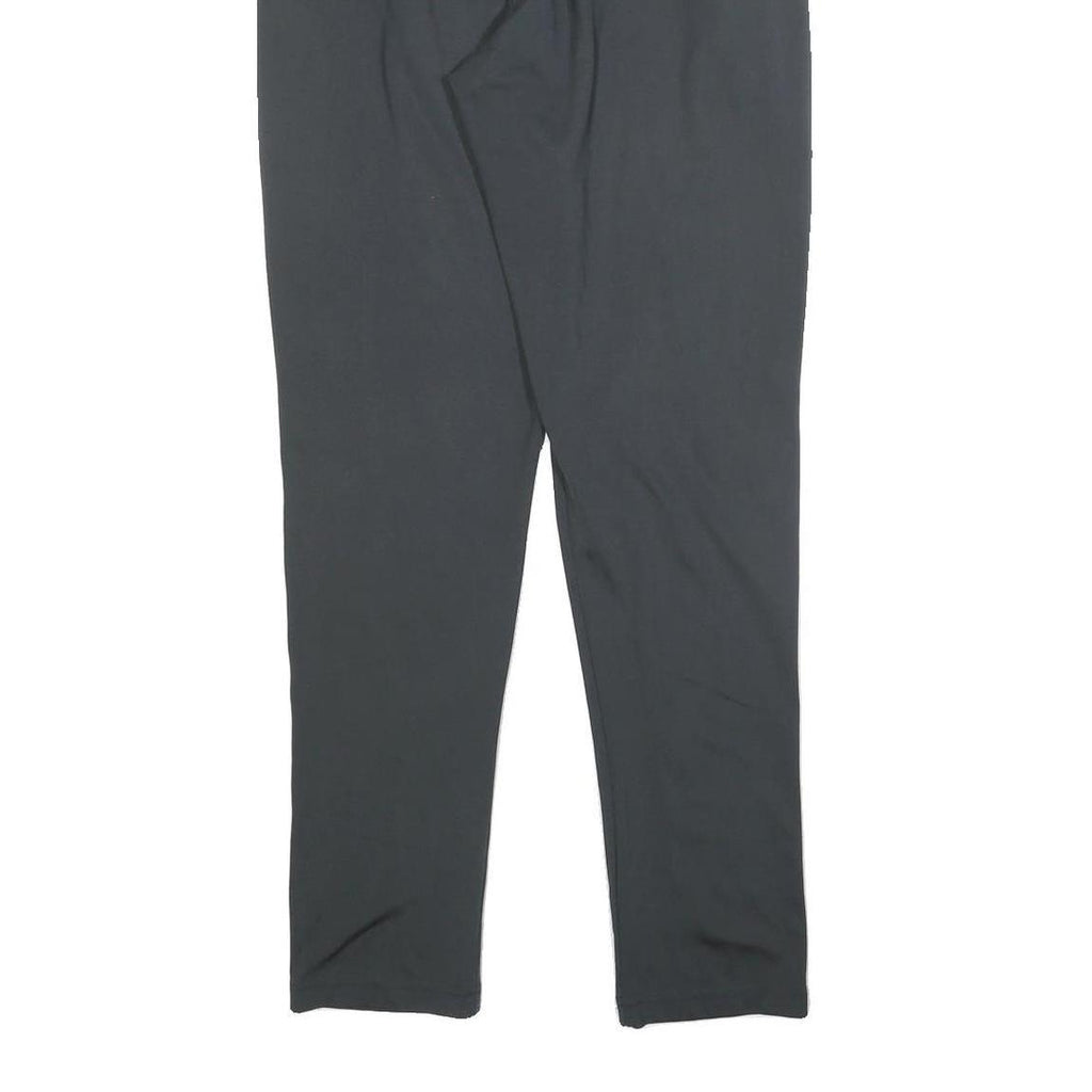 ADIDAS Mens Joggers Black S W28 L30 Slim Tapered Polyester Lightweight