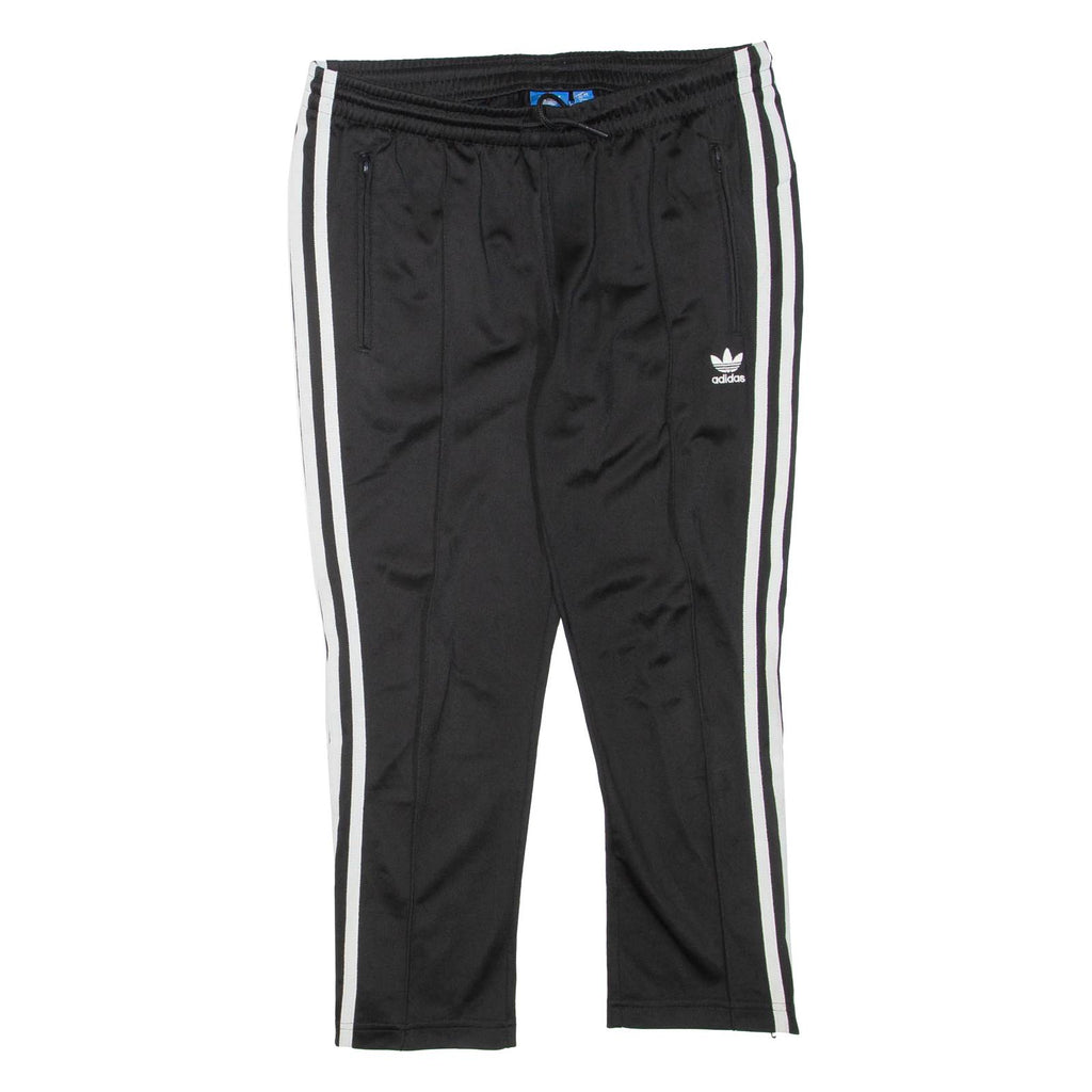 ADIDAS Womens Track Pants Black Tapered L W30 L23