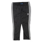 ADIDAS Womens Track Pants Black Tapered L W30 L23