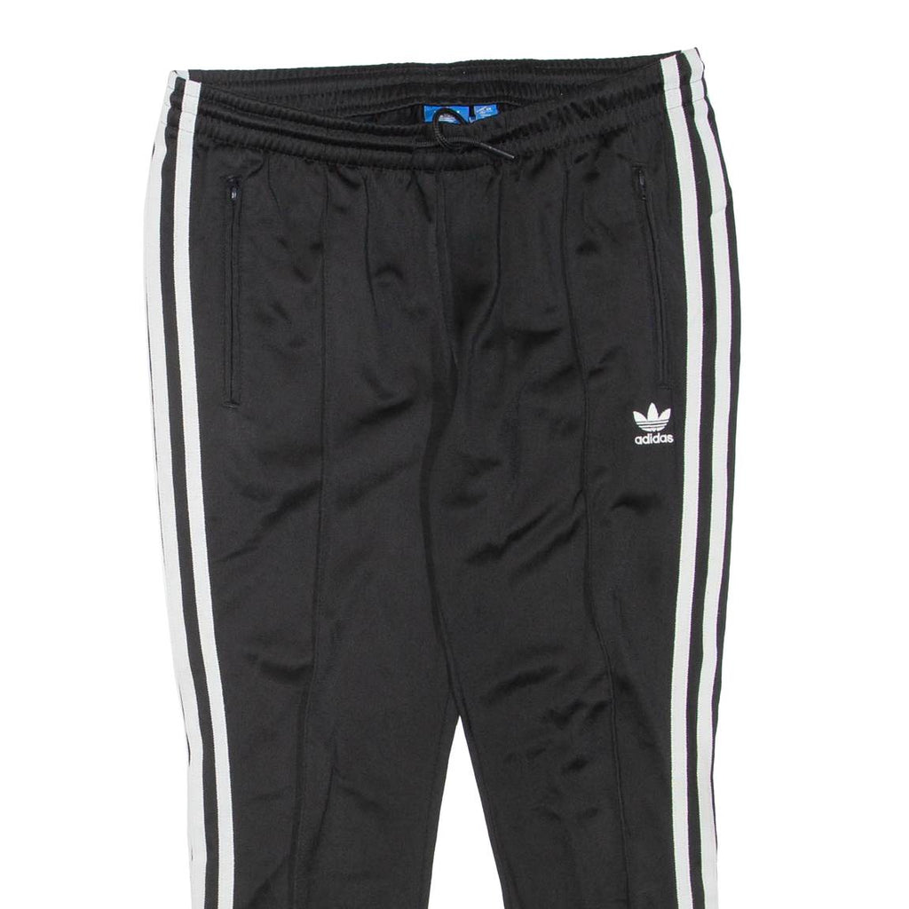 ADIDAS Womens Track Pants Black Tapered L W30 L23