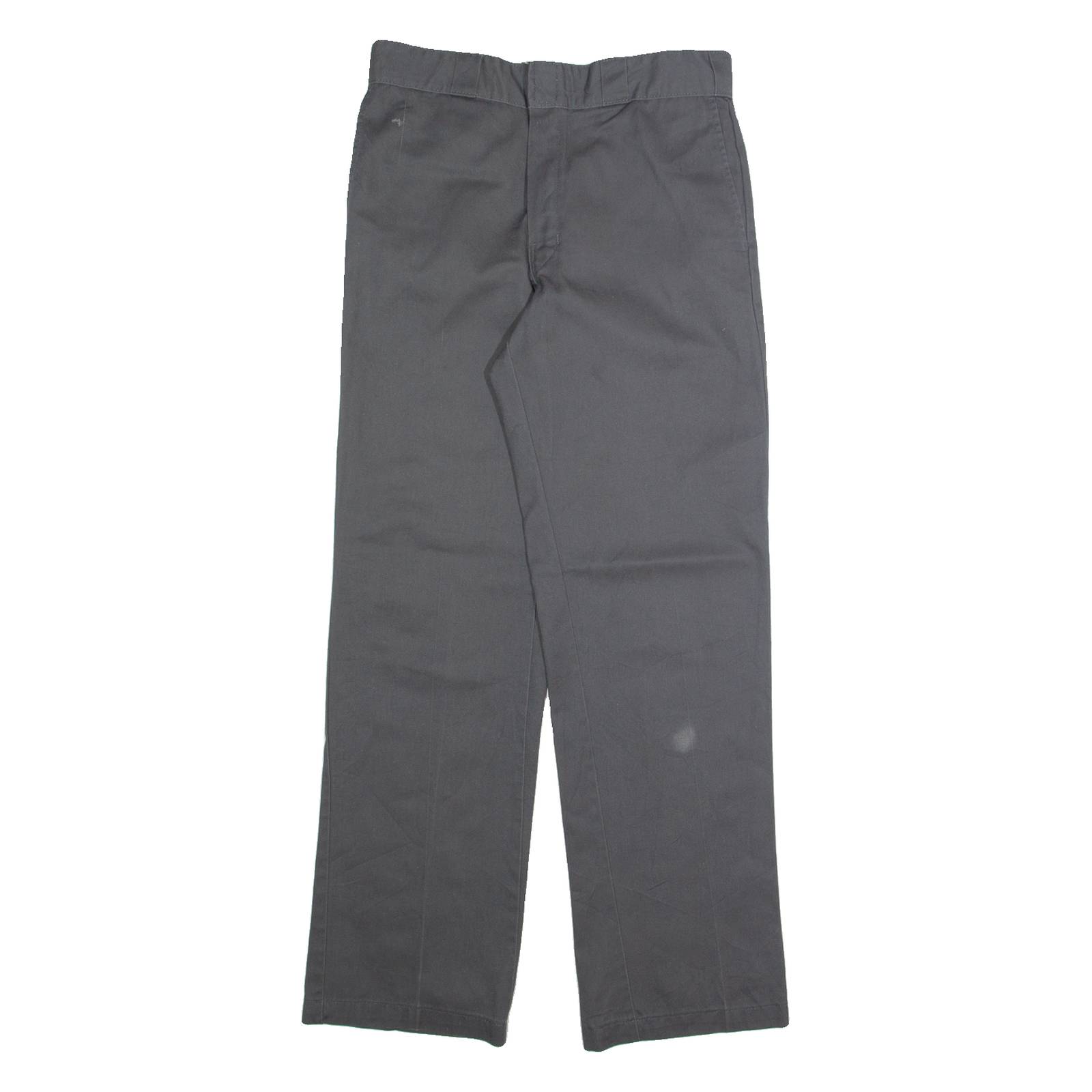 DICKIES Chino Mens Trousers Grey Regular Straight W32 L32