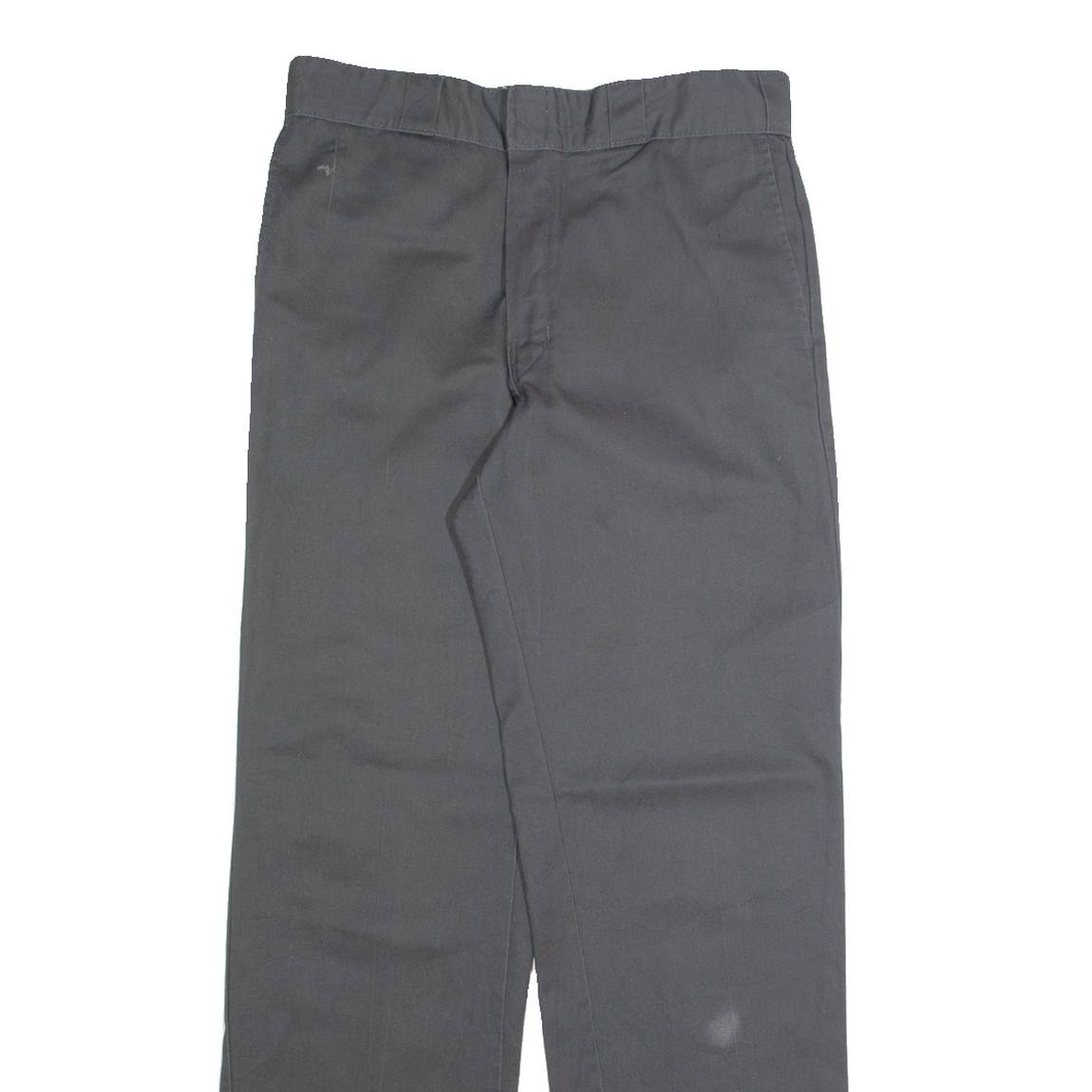 DICKIES Chino Mens Trousers Grey Regular Straight W32 L32