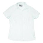 JACK WOLFSKIN Womens Shirt Blue Check UK 12