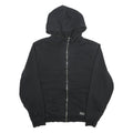 LEVI'S Mens Black Zip Hoodie M Cotton Blend Casual