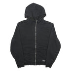 LEVI'S Mens Black Zip Hoodie M Cotton Blend Casual