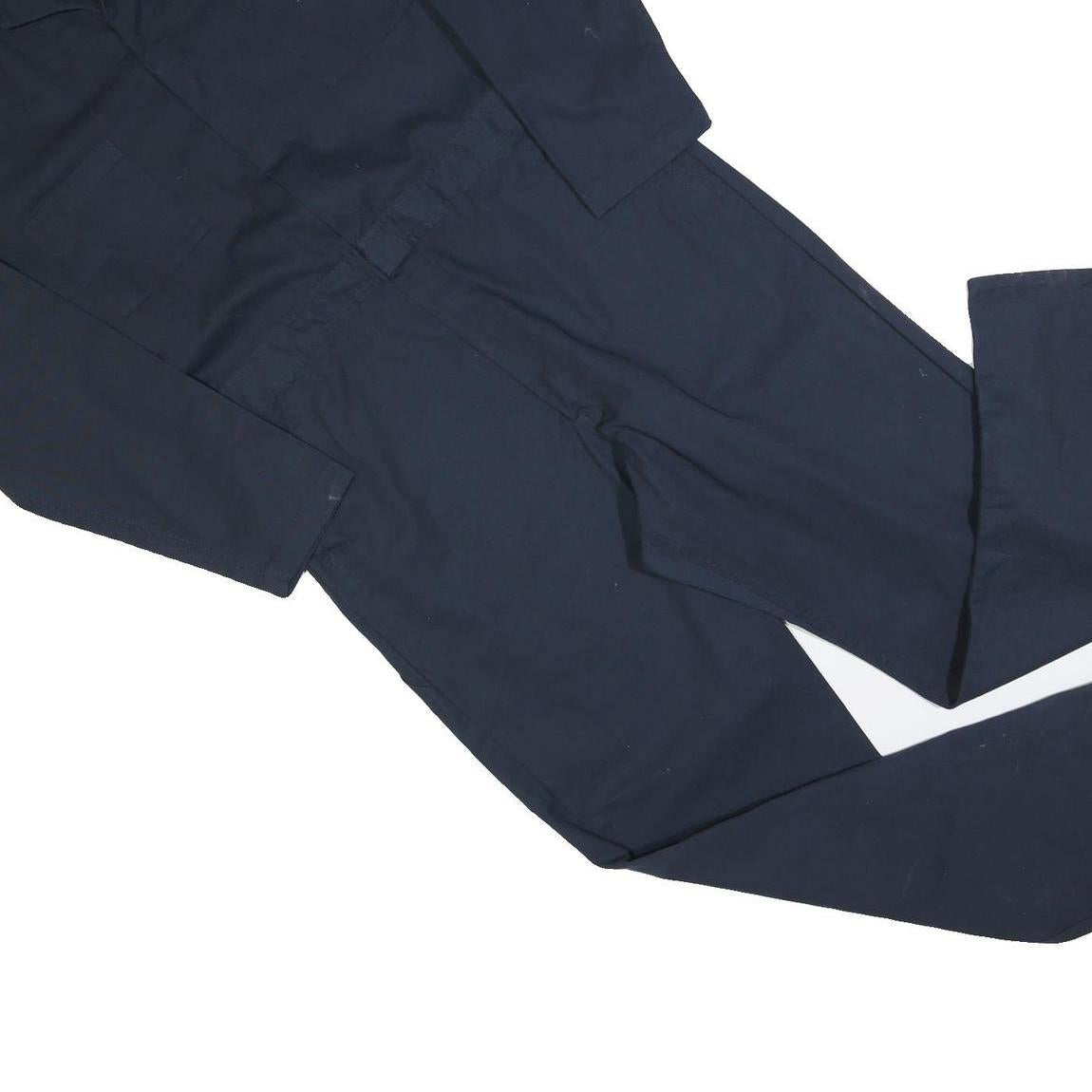 DICKIES Mens Navy Blue Cotton Blend Dungarees Regular Fit L W40 L32 Workwear