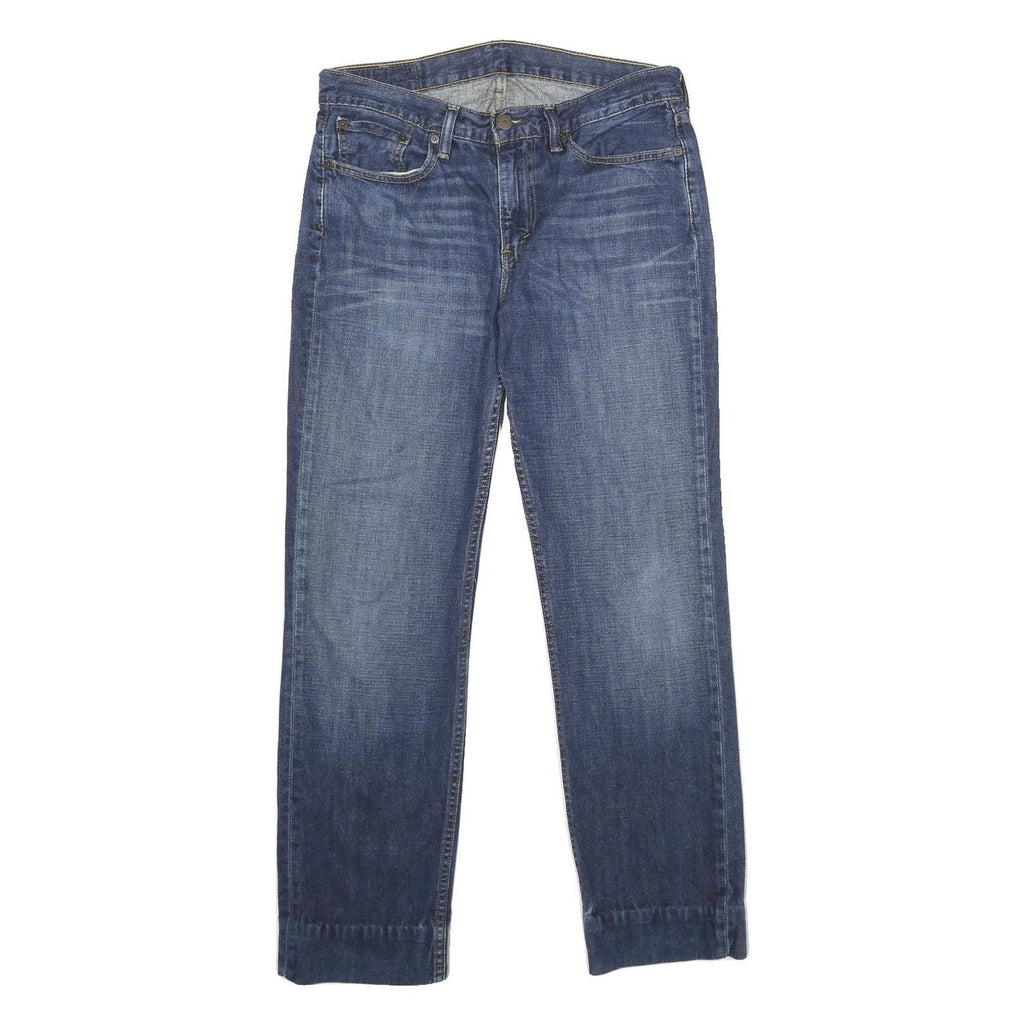 LEVI'S 514 CLASSIC Mens Jeans Blue Regular Straight Denim Medium W31 L30 Zip