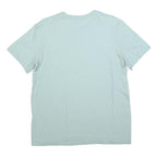 NIKE Mens Blue Graphic T-Shirt L Short Sleeve Crew Neck Casual Cotton