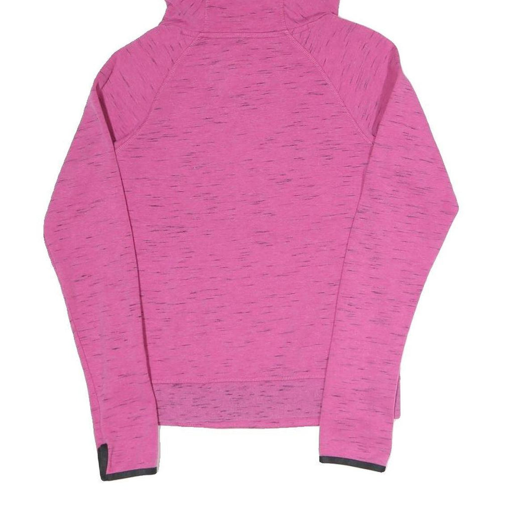 NIKE Womens Pink Hooded Pullover XS Lightweight Athletic Sweatshirt