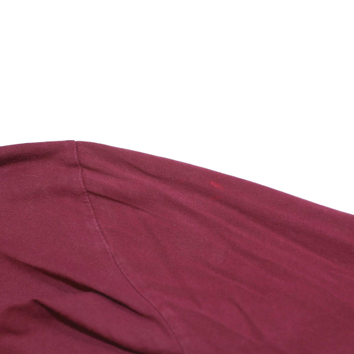 POLO RALPH LAUREN Mens Maroon Long Sleeve Crew Neck T-Shirt L Cotton Classic