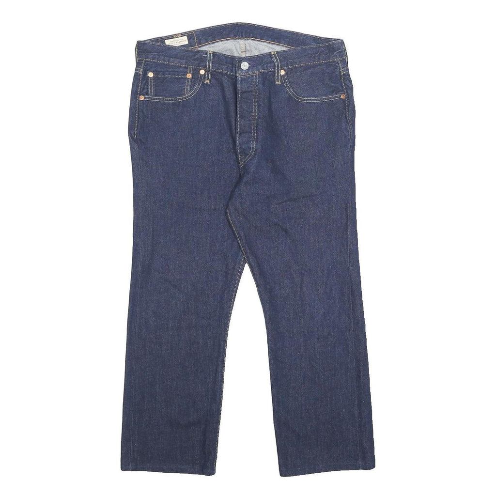 LEVI'S 501 Big E Mens Jeans Blue Regular Straight Denim Raw Cotton W34 L24