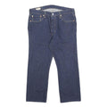LEVI'S 501 Big E Mens Jeans Blue Regular Straight Denim Raw Cotton W34 L24