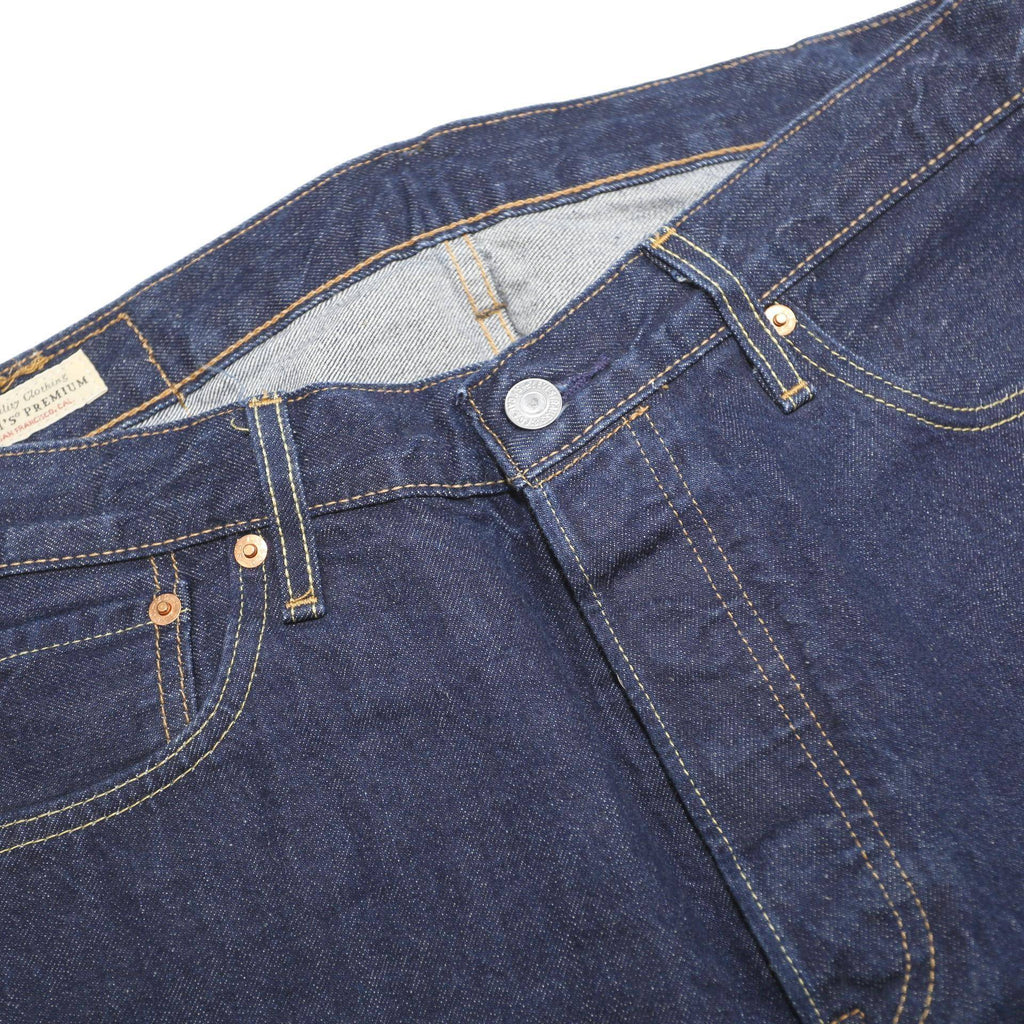 LEVI'S 501 Big E Mens Jeans Blue Regular Straight Denim Raw Cotton W34 L24