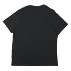 CHAMPION Mens Black Graphic T-Shirt M Short Sleeve Crew Neck Logo Print