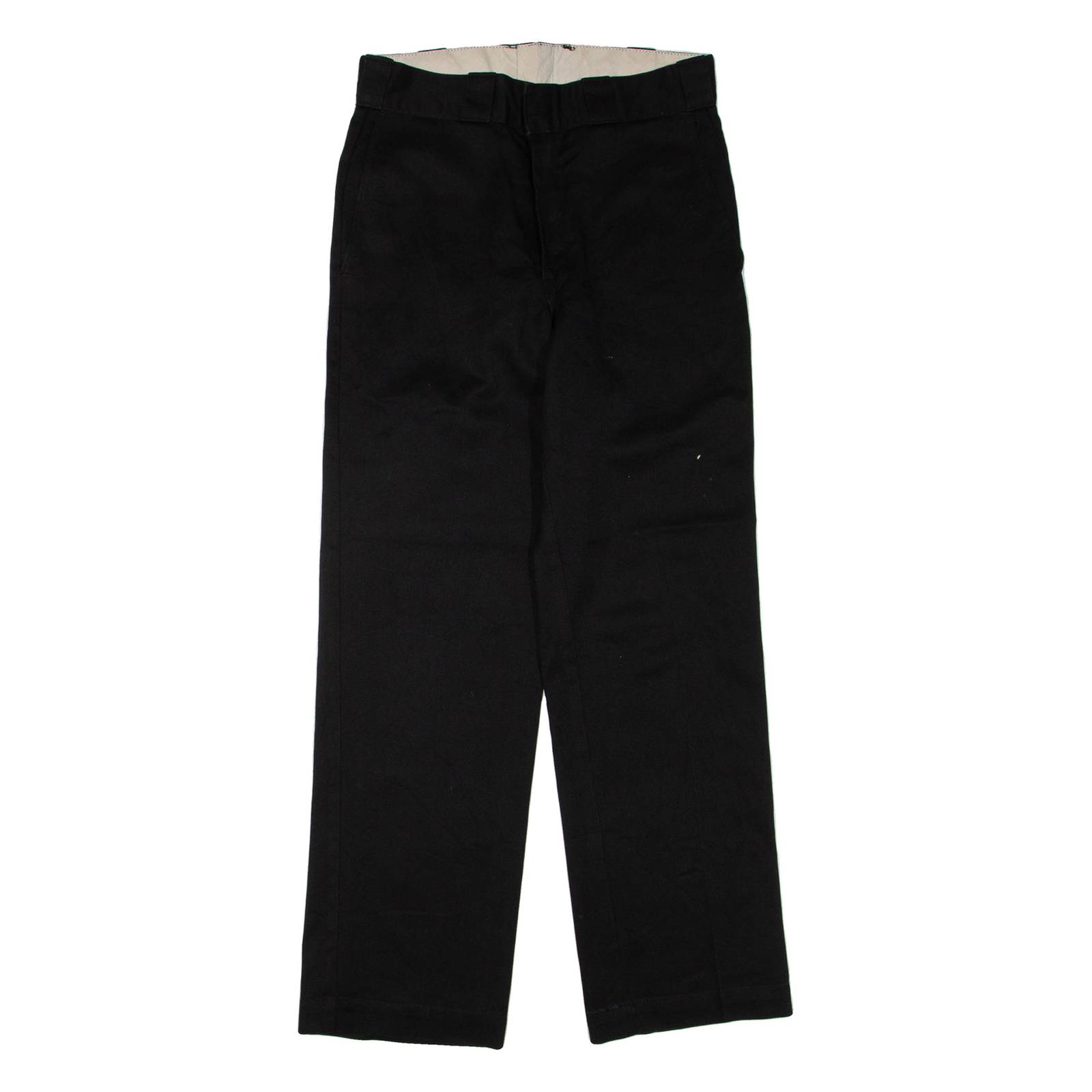 DICKIES Mens Trousers Black Regular Straight W30 L30