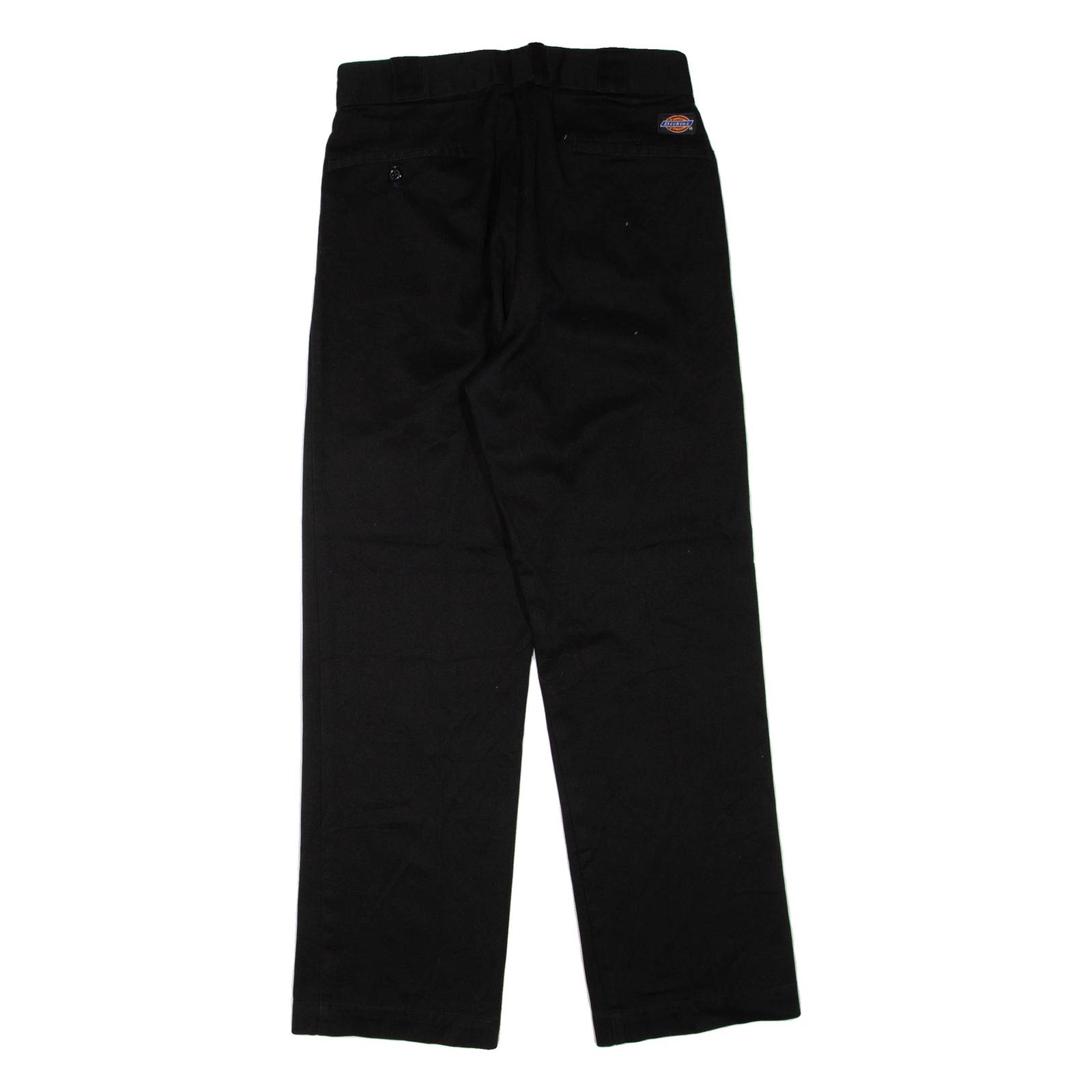 DICKIES Mens Trousers Black Regular Straight W30 L30