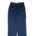 DICKIES Workwear Mens Trousers Blue Regular Straight W28 L34