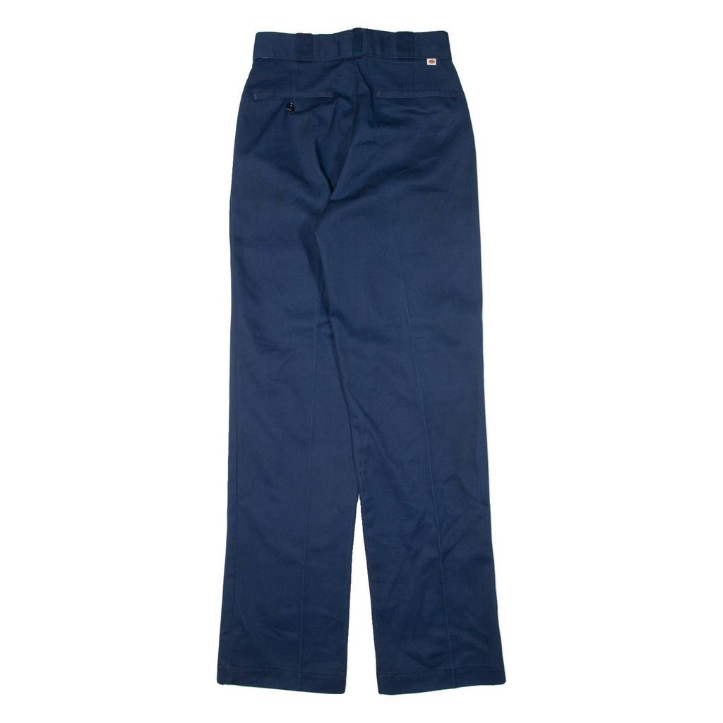 DICKIES Workwear Mens Trousers Blue Regular Straight W28 L34