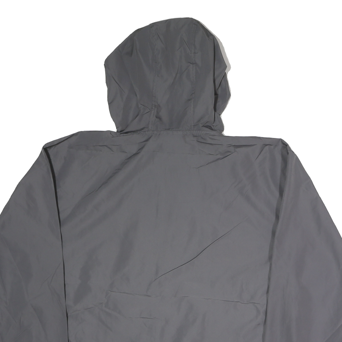 CHAMPION Mens Grey Hooded Zip Jacket M Polyester Outdoor Sportswear Lightweight