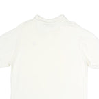 CHAPS Womens White Short Sleeve Plain Polo Shirt M Cotton Classic Fit